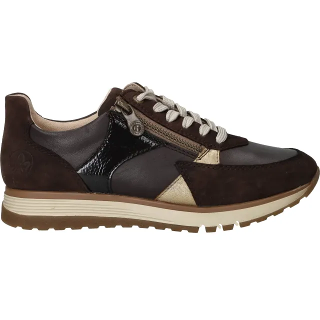 Rieker sneaker middelbruin