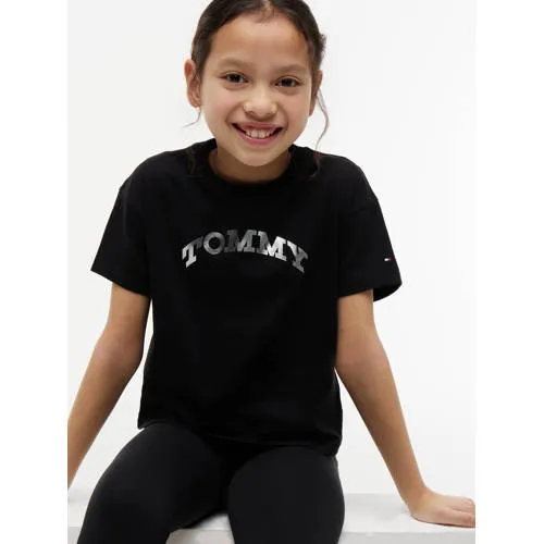Tommy Hilfiger legging en T-shirt set met logo - zwart, foto 5