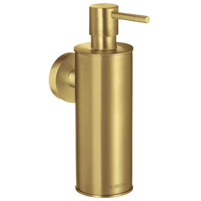 Smedbo Zeepdispenser Smedbo Home 16 cm 150 ml Wandmodel Mat Messing Goud