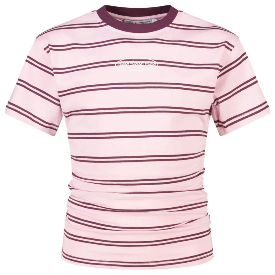 America Today Eleni Jr gestreept T-shirt roze, foto 2