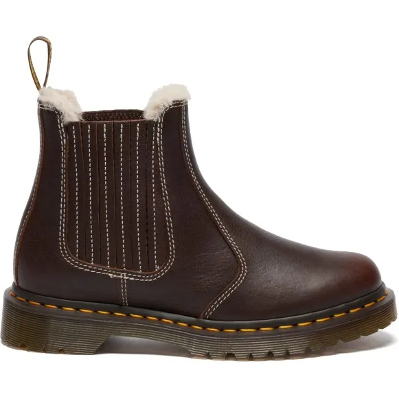 Dr. Martens Leonore II Chelsea Grizzly enkellaars bruin
