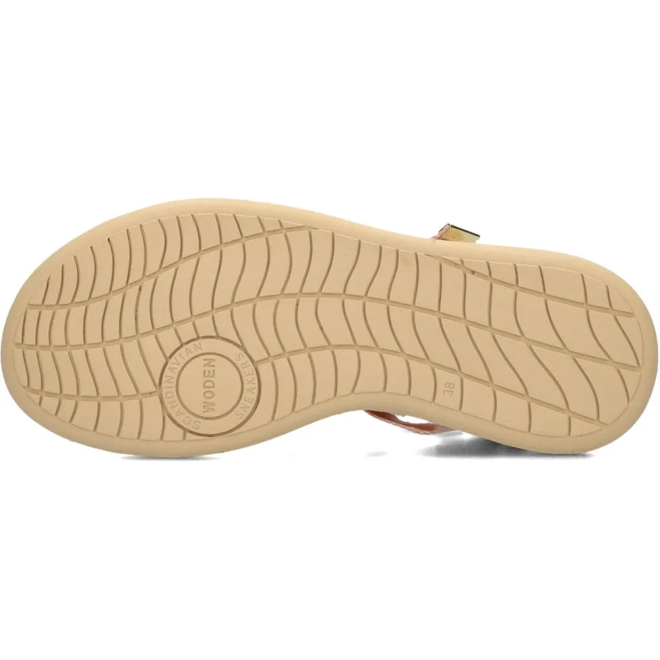 Woden Sandalen Line Roze, foto 6