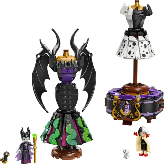 Lego Disney de Jurken van Malificent en Cruella de Vil 43262