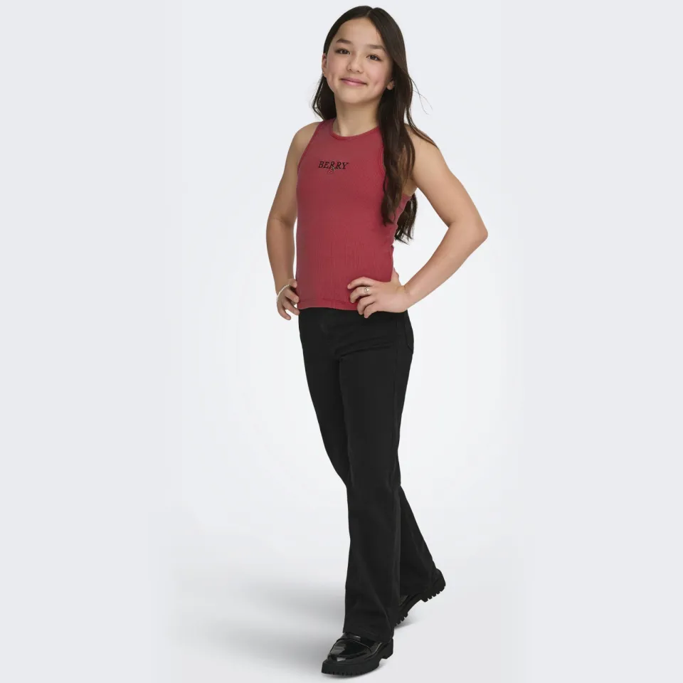 Only mouwloze top rood, foto 4