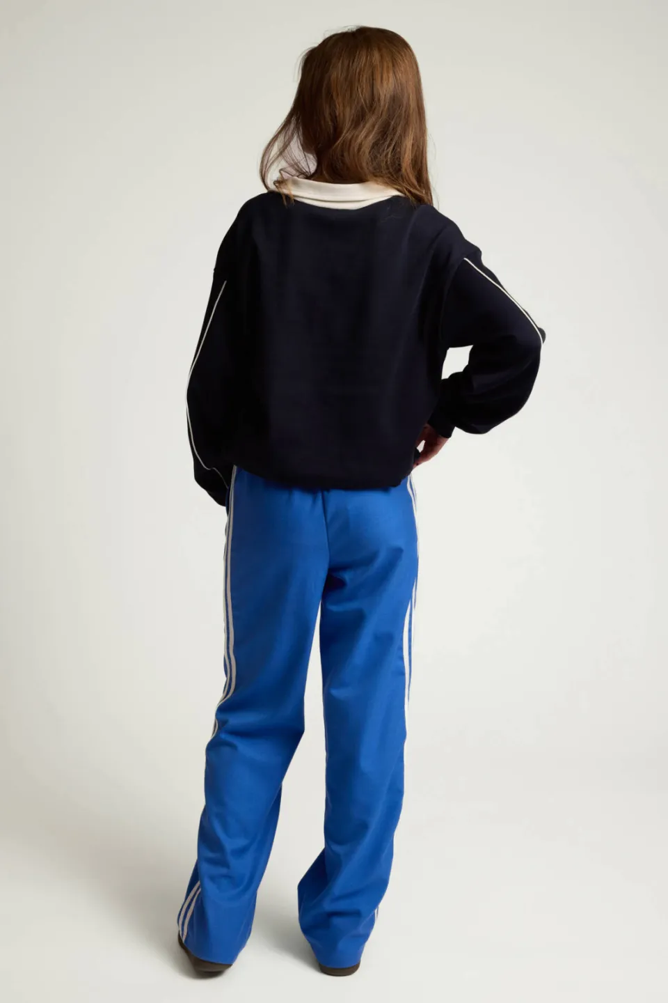 LOOXS 10sixteen boxy sweater donkerblauw donkerblauw/wit, foto 4