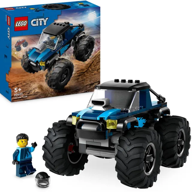 Lego City Blauwe monstertruck Speelgoed Speelgoed Offroad Auto voor Kinderen vanaf 5 Jaar 60402