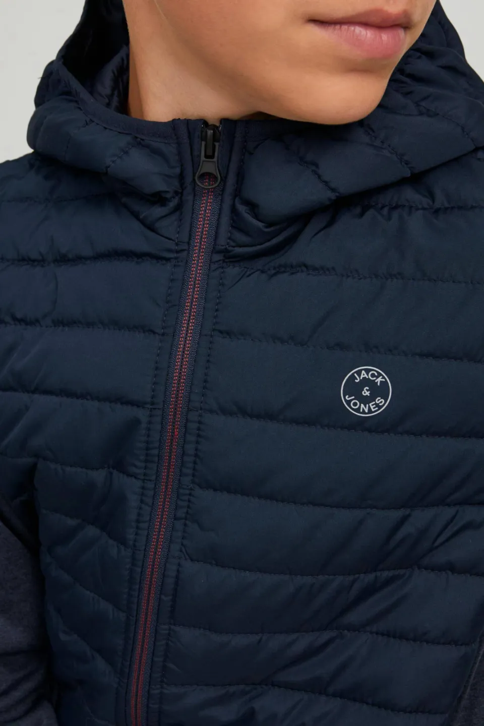 Jack & Jones JJEMULTI gewatteerde tussenjas donkerblauw navy blazer-set-in sleeves, foto 8