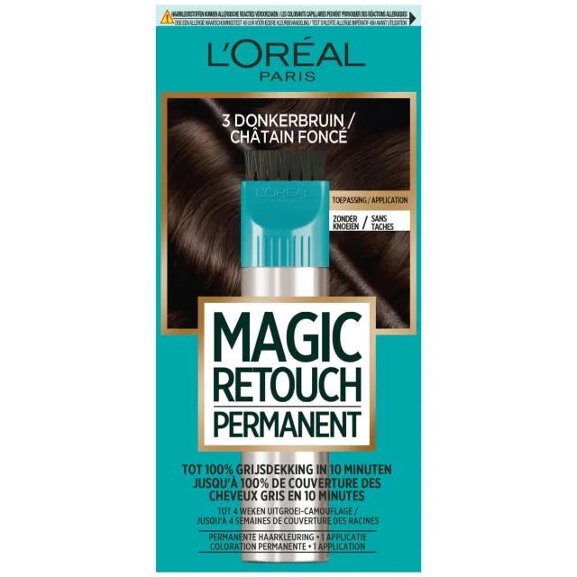 L'oréal Magic Retouch Permanent 3 donkerbruin 3. donkerbruin