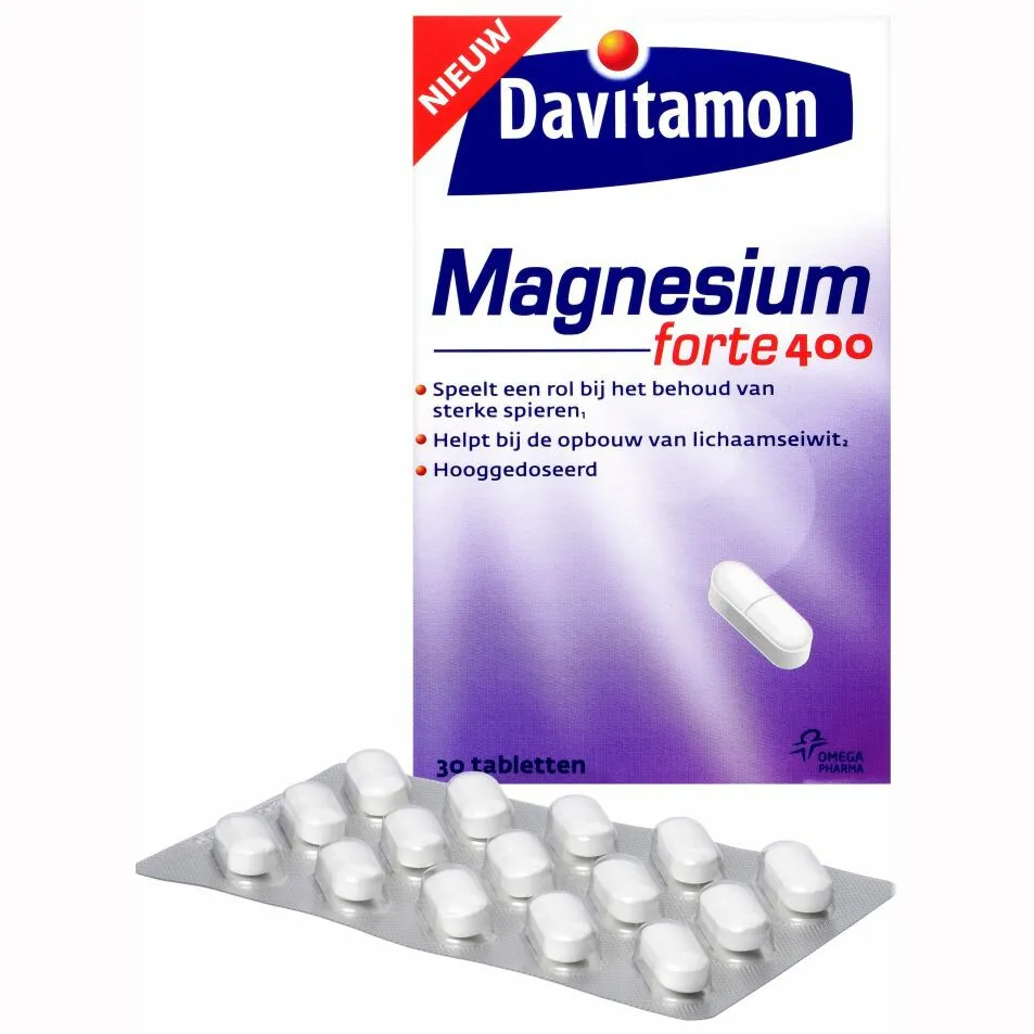 Davitamon Magnesium Forte 400mg tabletten, foto 3
