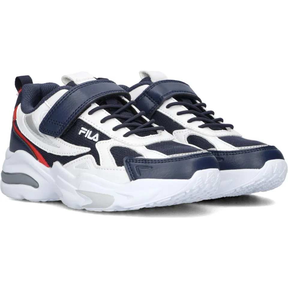 Fila Madrun Velcro sneakers wit/blauw, foto 4