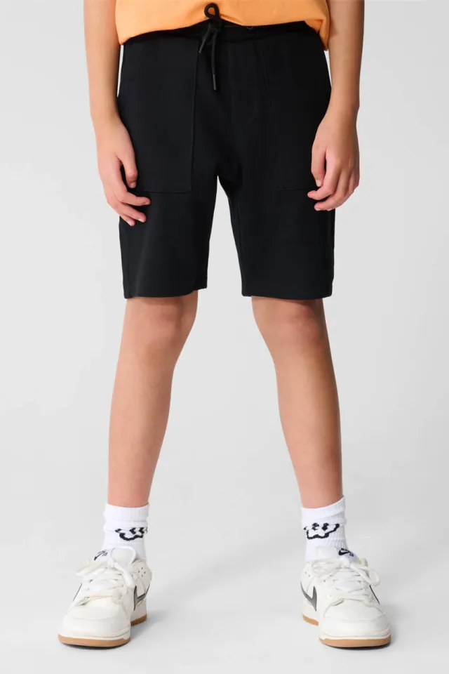 Shoeby regular sweatshort zwart, foto 4