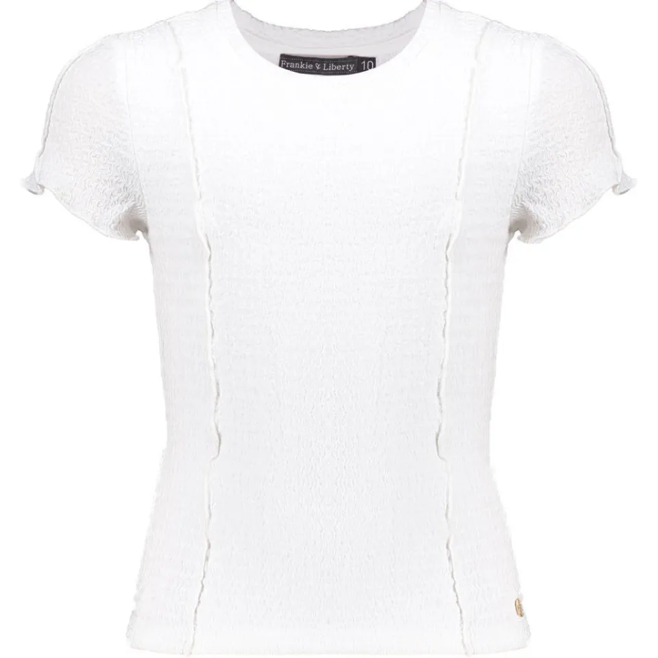 Frankie&Liberty T-shirt ecru met bloemen, foto 2