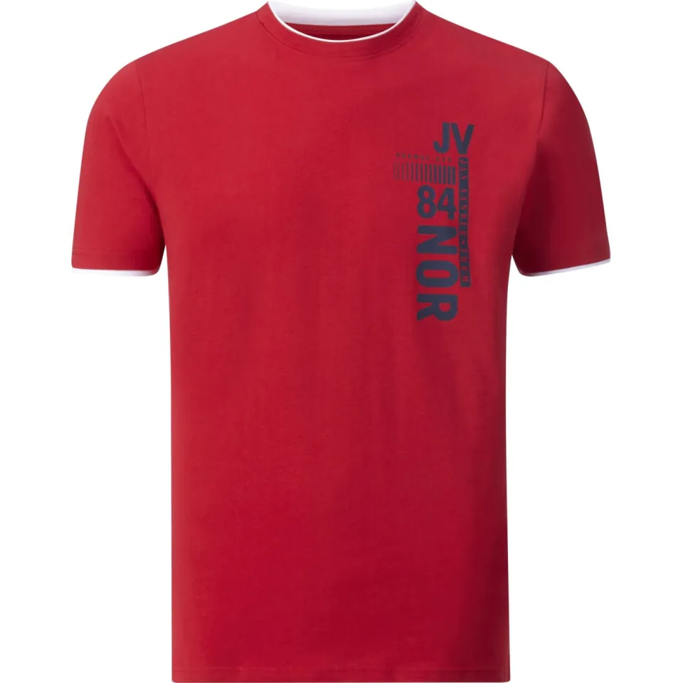Jan Vanderstorm Flemming T-shirt rood, foto 2