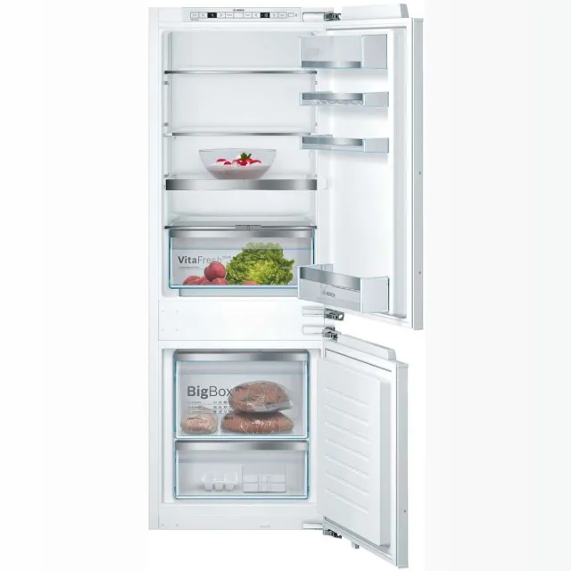 Bosch Inbouw koelkast met diepvries KIS77AFE0 wit
