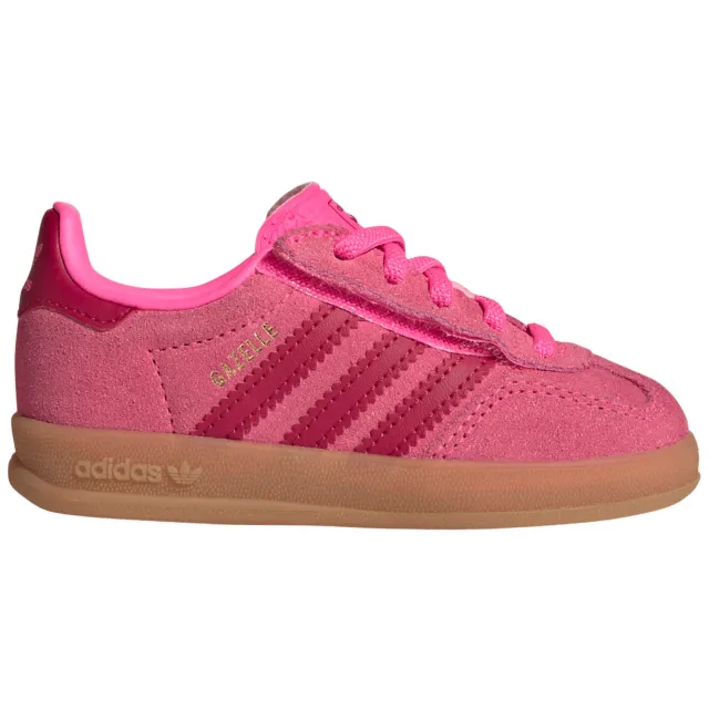 Adidas Originals Gazelle leren sneakers - fuchsia/rood