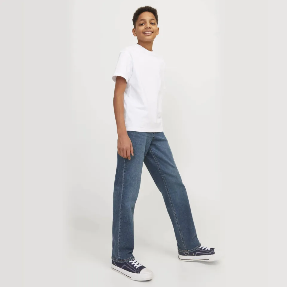 Jack & Jones JUNIOR regular fit jeans JJICLARK medium blue denim, foto 7
