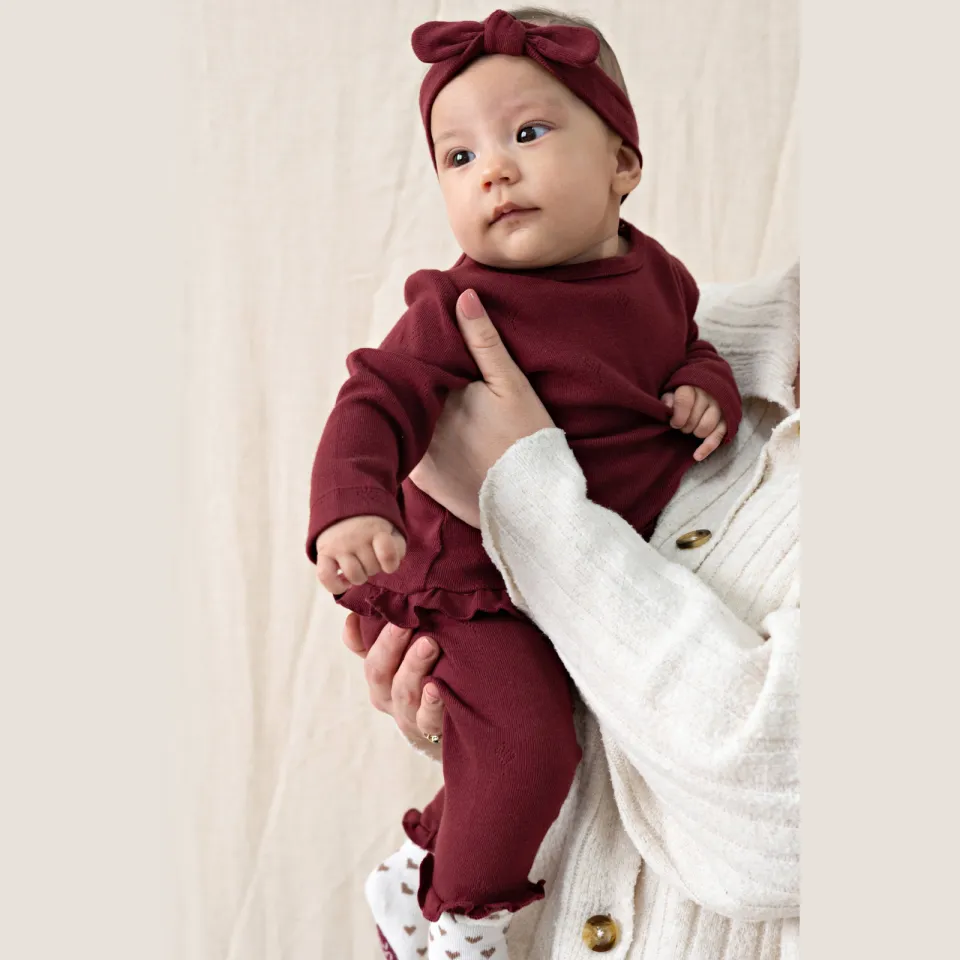 Feetje My Little Love longsleeve bordeaux, foto 6