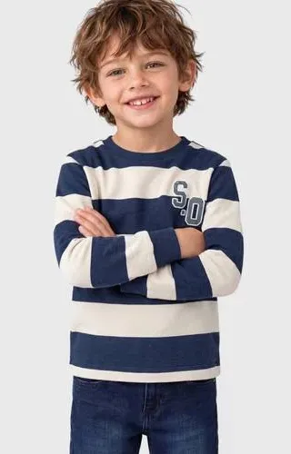 S.Oliver gestreept T-shirt marine, foto 2