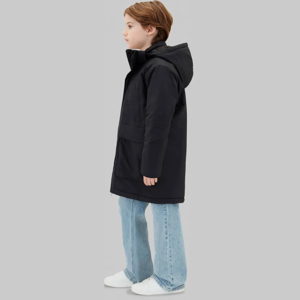 Calvin Klein gewatteerde winterparka zwart, foto 3