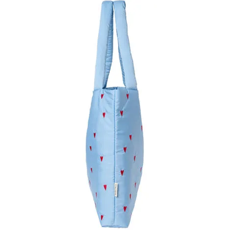 Studio Noos Puffy Hearts Mom Bag luiertas blauw, foto 3