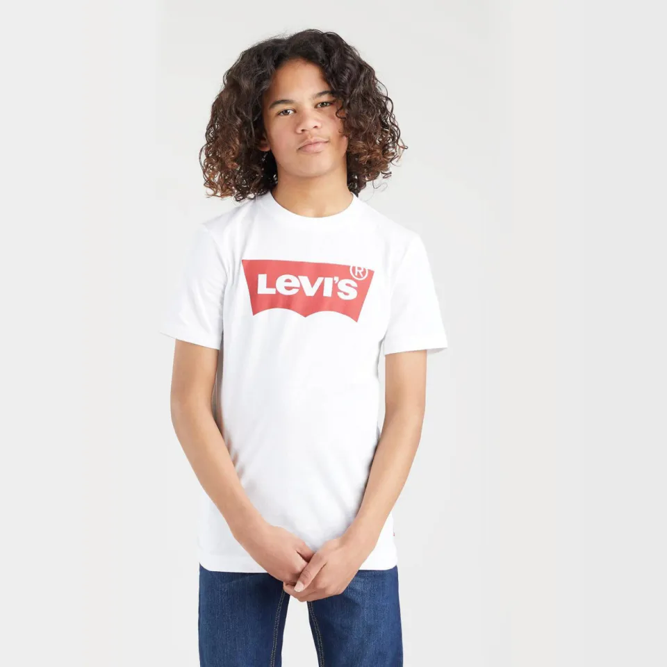 Levi's Kids Batwing T-shirt korte mouw wit, foto 7