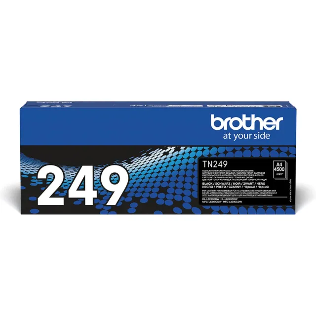 Brother TN-249BK Black Toner Cartridge Zwart
