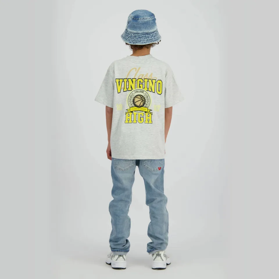 Vingino Hendric T-shirt lichtgrijs melange, foto 6