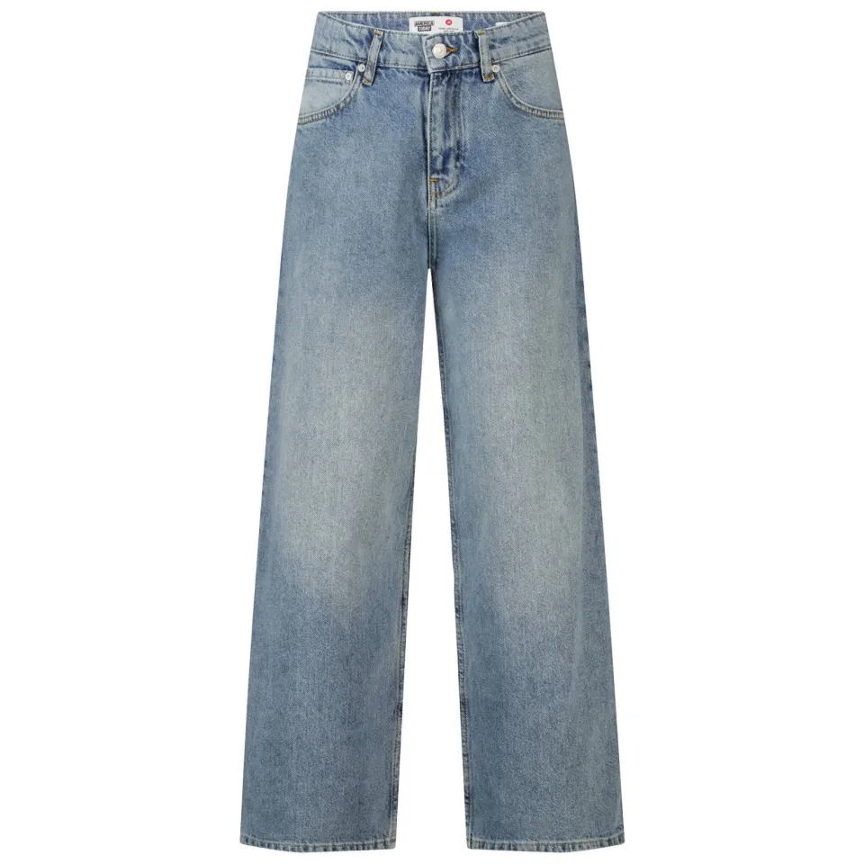 America Today wide leg jeans - lichtblauw denim, foto 2