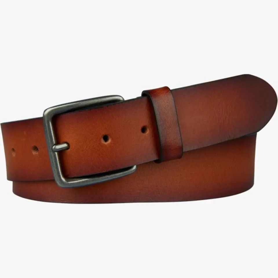 Profuomo leren riem cognac, foto 2