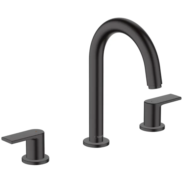 Hansgrohe Vernis Shape 3-gats mengkraan met trekwaste mat zwart