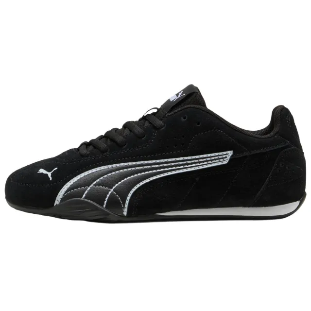 Puma Catch suède sneakers - zwart/wit