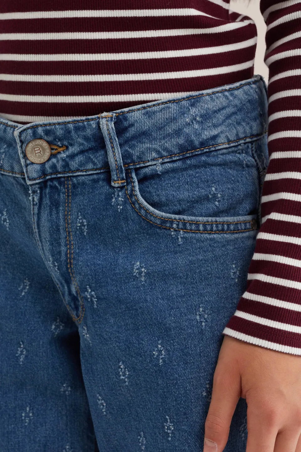 WE Fashion Blue Ridge wide leg jeans - blauw, foto 4
