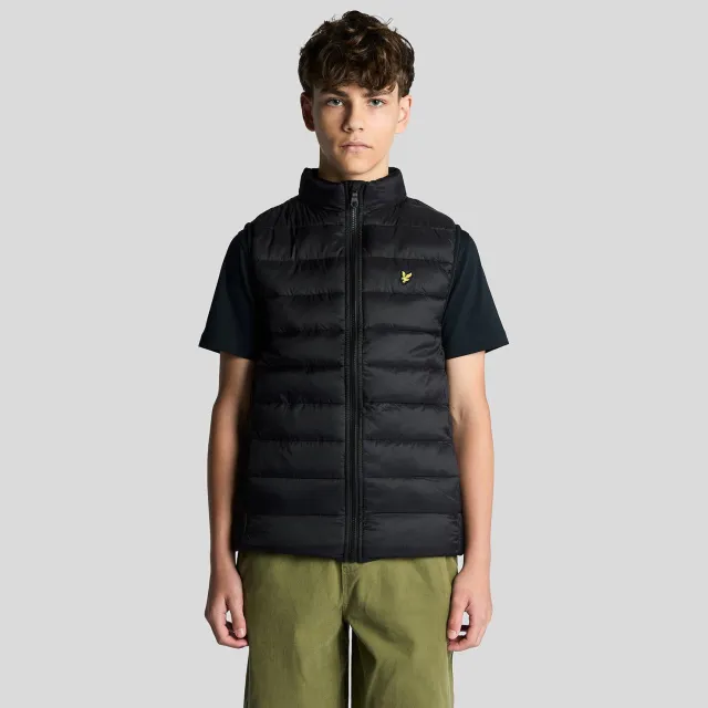 Lyle & Scott bodywarmer lente zwart, foto 3
