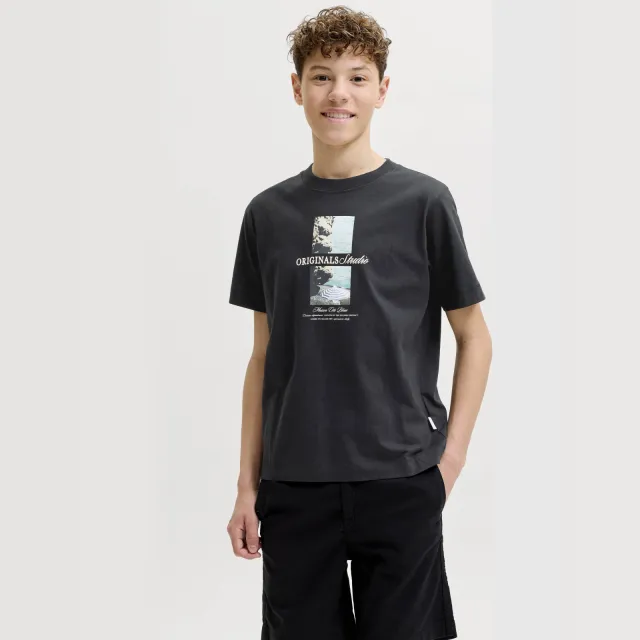 Jack & Jones t-shirt zwart met printopdruk