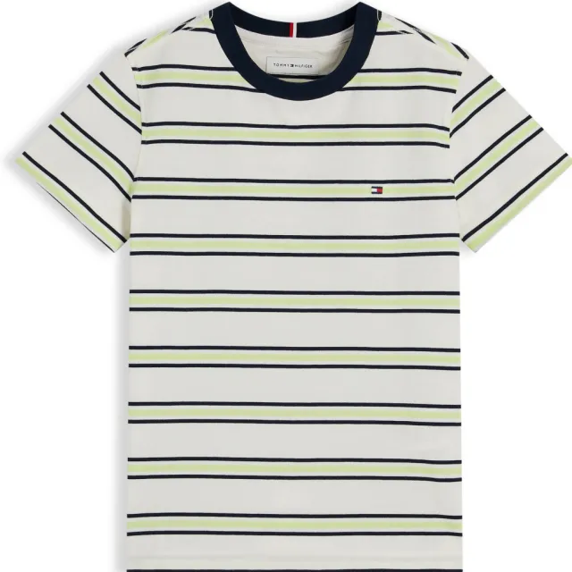 Tommy Hilfiger gestreept T-shirt ecru, foto 2