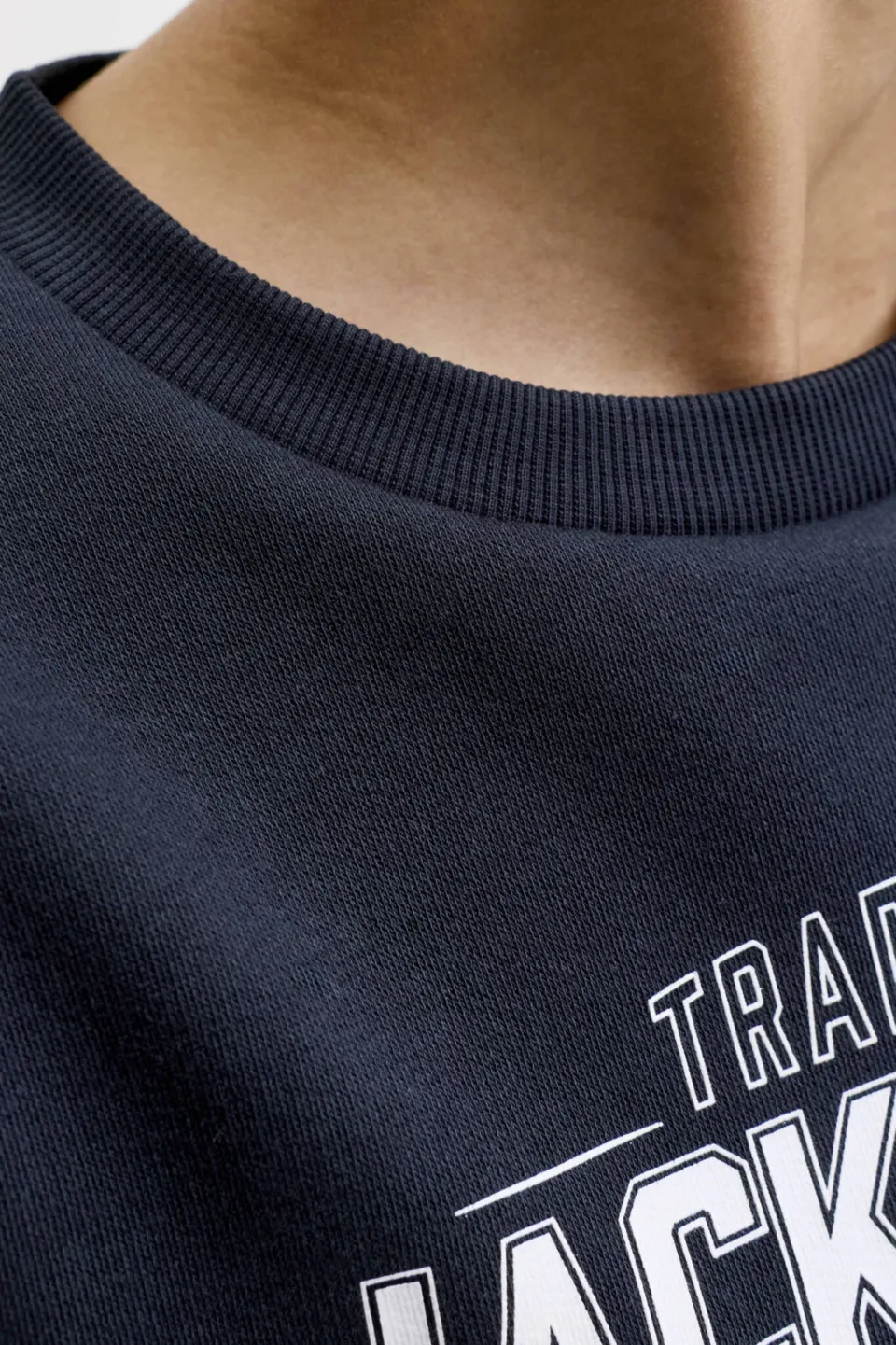 Jack & Jones JUNIOR sweater met logo - donkerblauw, foto 6