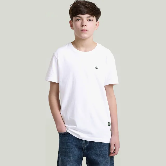 G-Star T-shirts set van 2 zwart wit Zwart/wit