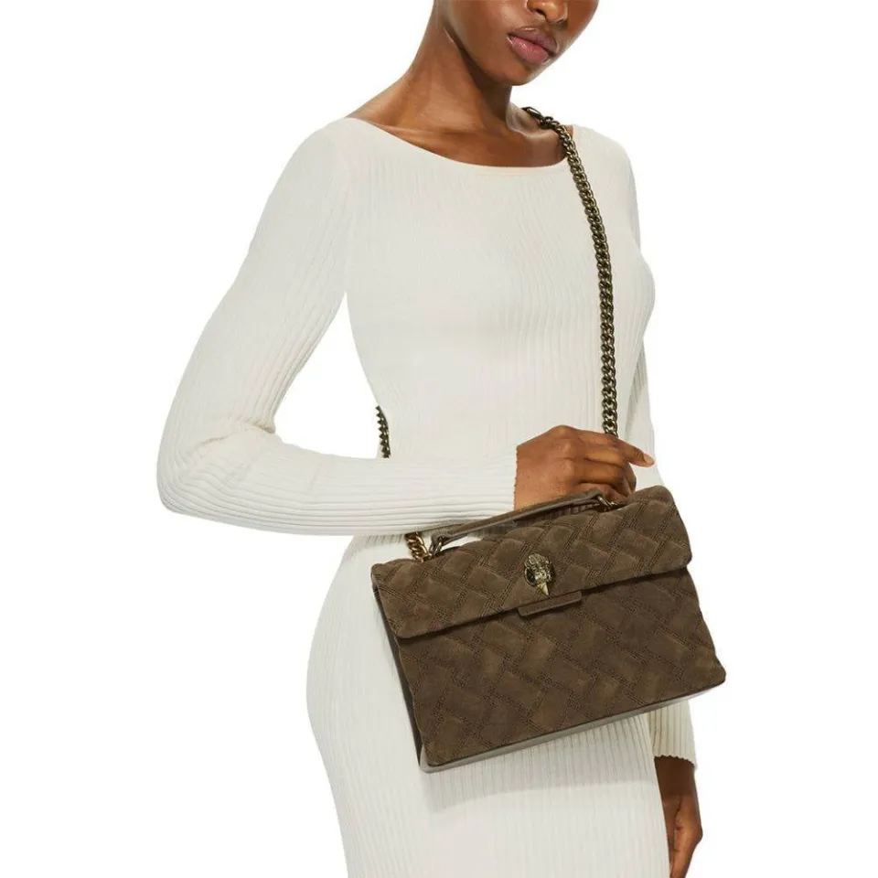Kurt Geiger Kensington crossbody tas bruin, foto 8