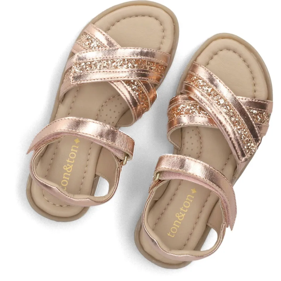 Ton & Ton Sandalen Sabrine Bronskleurig, foto 4