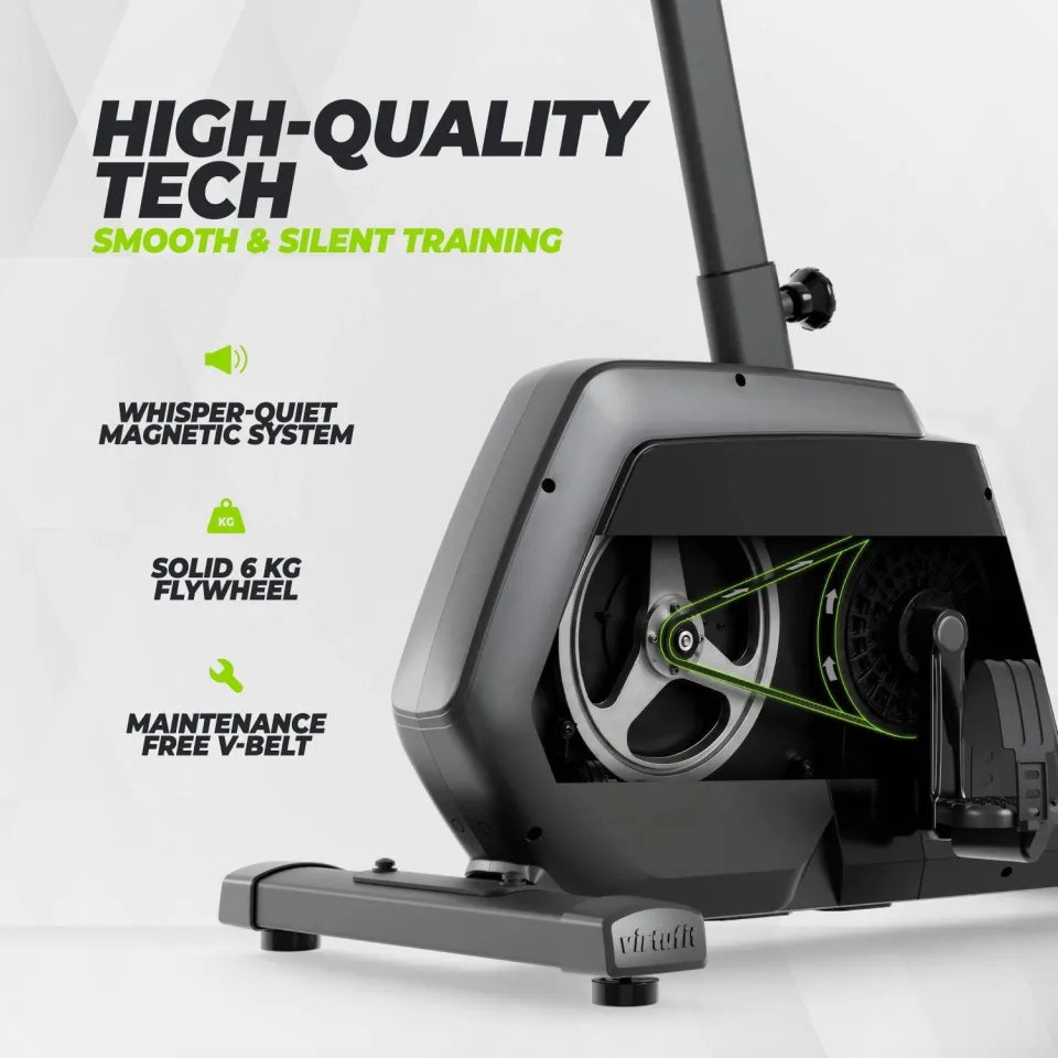 Virtufit Low Entry Bike LEB200i hometrainer zwart, foto 3