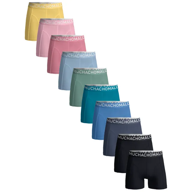 Muchachomalo Heren 10-pack Boxershorts light cotton Veelkleurig