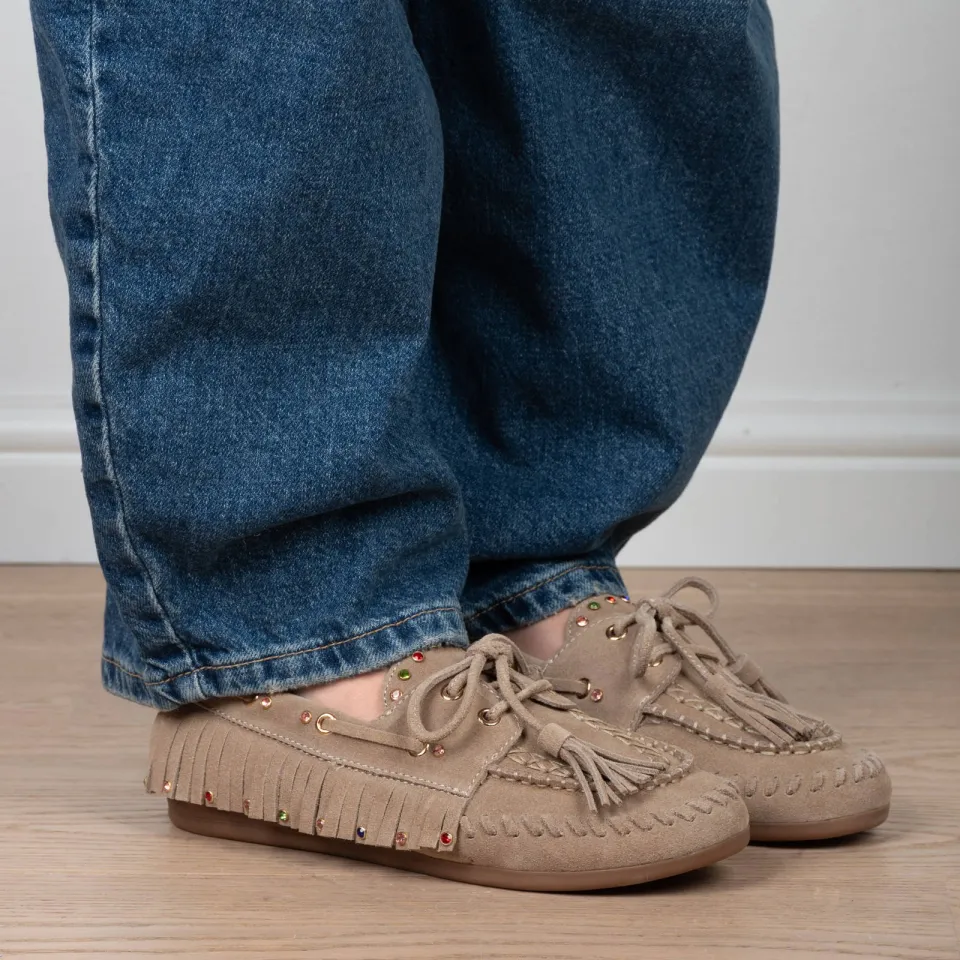 Haboob Yara suède bootschoenen - beige, foto 7
