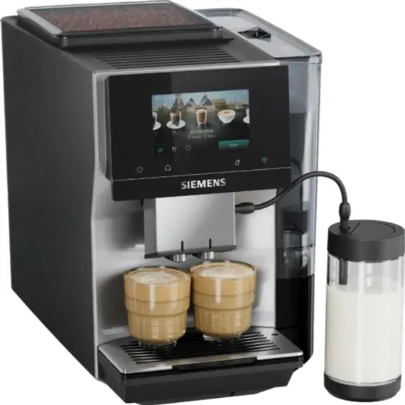 Siemens Volautomatische Espressomachine EQ700 TP7X5BM7 zwart-zilver