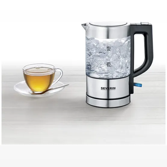 Severin WK3472 waterkoker RVS-glas, foto 3