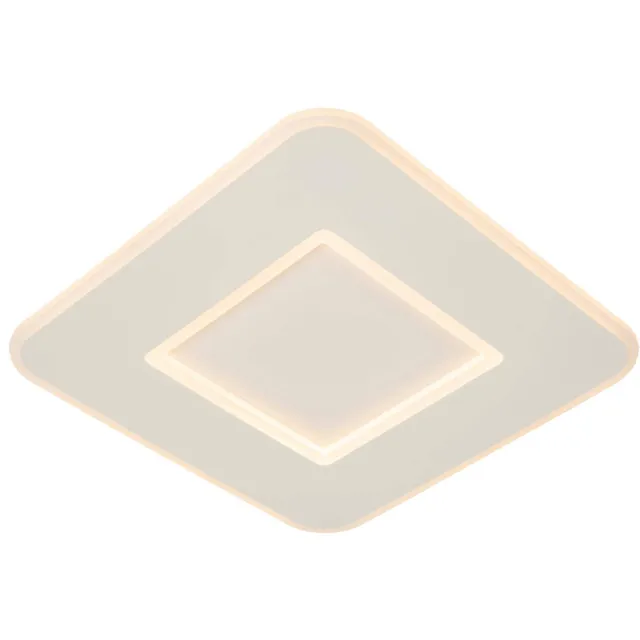 Lucide AXELLE - Plafonnière - LED Dimb. - 1x24W 2700K - 3 StepDim - Wit