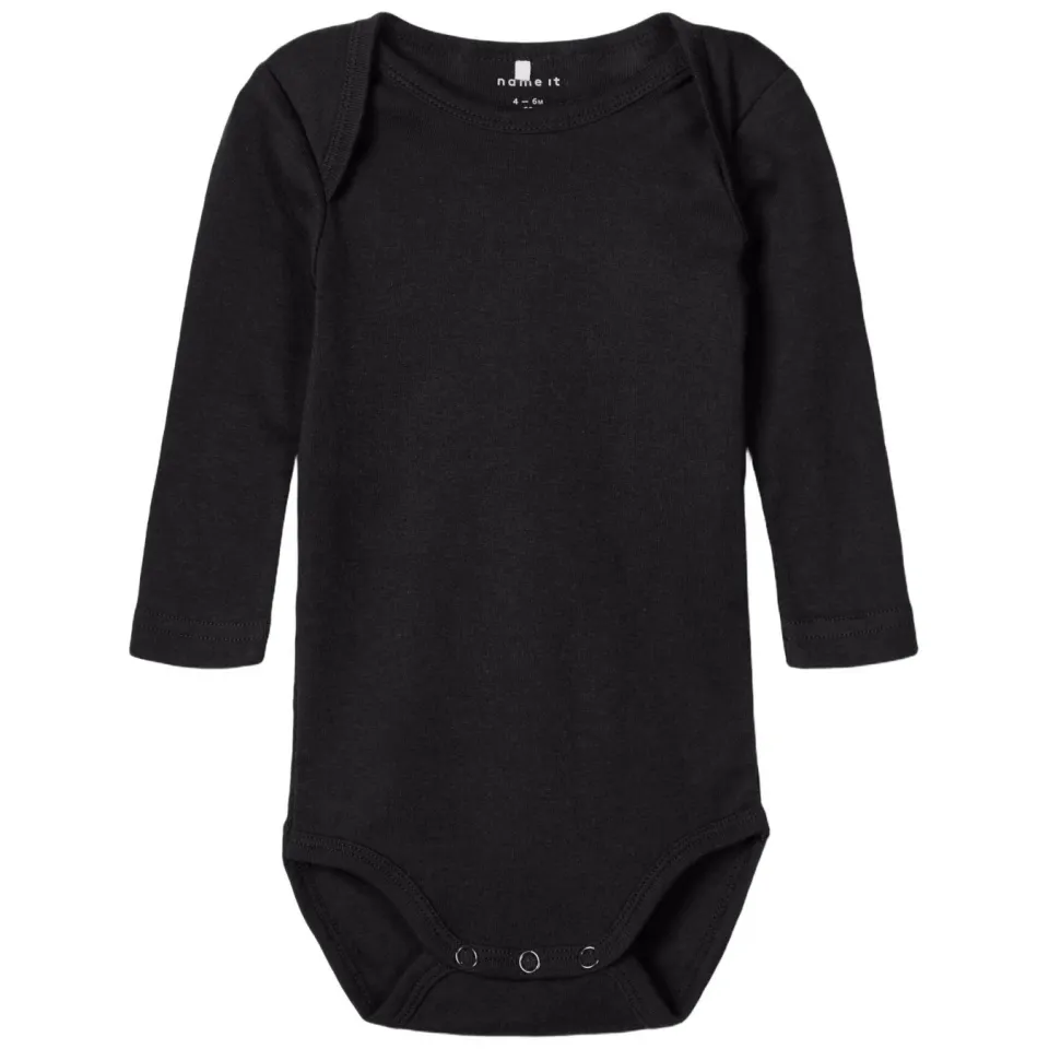 NAME IT BABY romper - zwart (set van 3), foto 3
