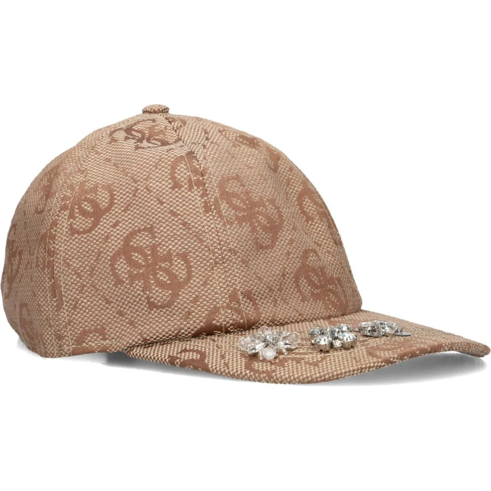 Guess Petten Audrey Logo Jacq Basebal Cap Beige - One size, foto 4