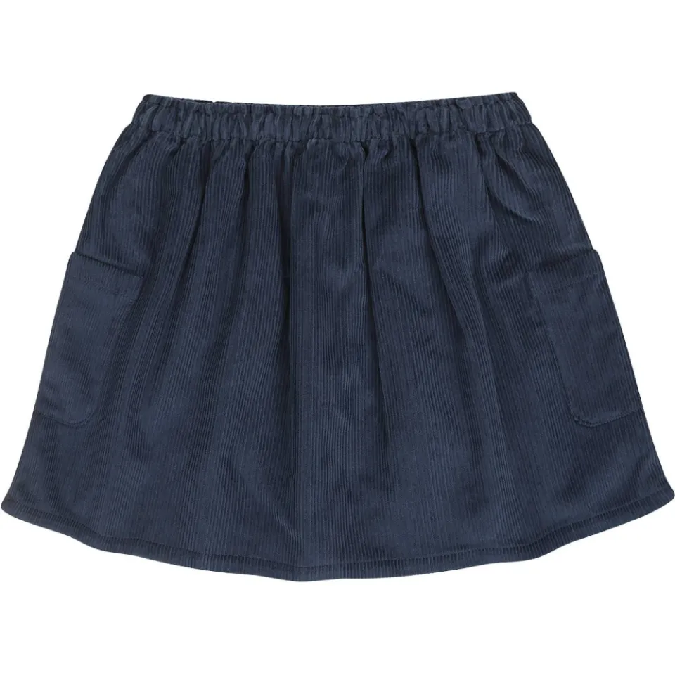Tumble 'n Dry korte a-lijn rok donkerblauw grijsblauw, foto 3