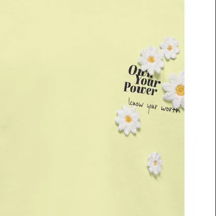 Only Mini T-shirt geel