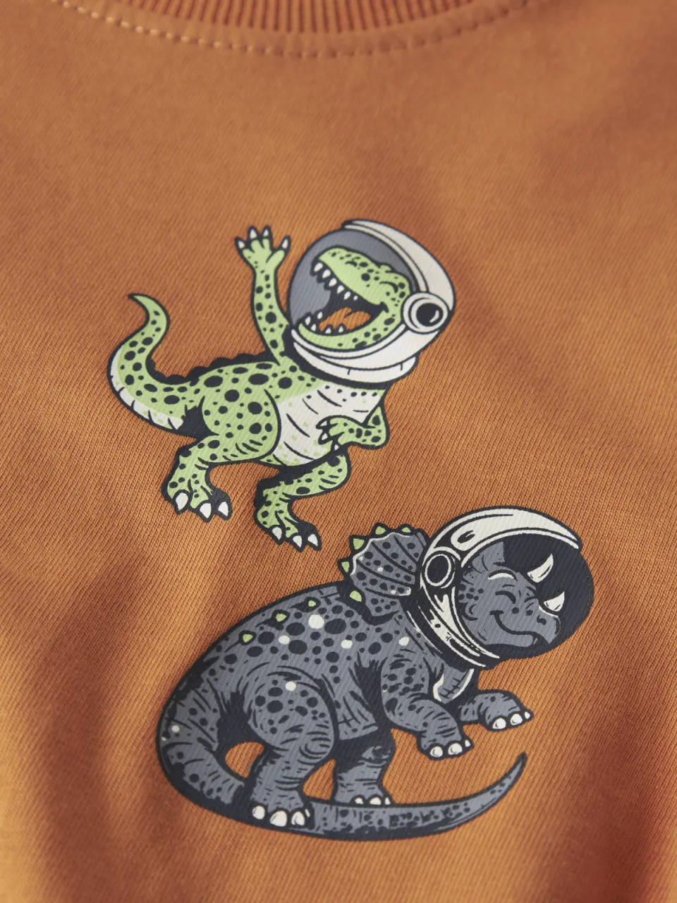 NAME IT MINI rechtvallende longsleeve oranje, foto 4
